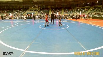 78 lbs Consi Of 8 #2 - Azalea Pennington, Henryetta Knights Wrestling Club vs Sophia Rodriguez, Wolf Pack Wrestling Club TX