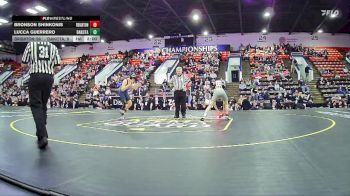 113 lbs Quarterfinals (8 Team) - Bronson Shinkonis, Brighton HS vs Lucca Guerrero, Dakota HS