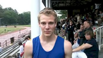 Harlow Ladd Messalonskee boys HS mile runner up Maine Distance Gala 2011