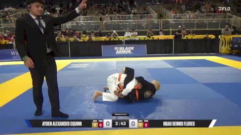 Noah Dennis Flores vs Ayden Alexander OQuinn 2025 Pan Kids Jiu-Jitsu IBJJF Championship
