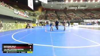 120 lbs Quarterfinal - Calvin Laffoon-Dustan, Siskiyou Wrestling Club vs Raymond Balli, Delta Wrestling Club