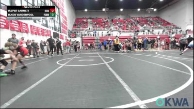 80-86 lbs Consolation - Jasper Barnett, Redskins Wrestling Club vs Jaxon Vanderpool, Ponca City Wildcat Wrestling