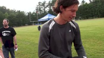 Matt Lunt Cape Elizabeth grad after 4th place in 2 mile at Maine Distance Gala 2011