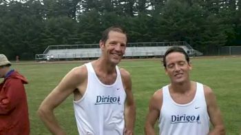 Peter Bottomly, Michael Payson, Andy Spaulding after Master Mile at Maine Distance Gala 2011