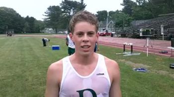 Sam Belcher Deerfield Academy boys HS mile champ Maine Distance Gala 2011