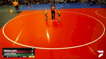 55 lbs Placement (4 Team) - Brogan Lange, Caledonia/Houston vs Jaxon Liffrig, Z-M (Zumbrota/Mazeppa)