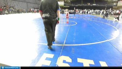 84 lbs Cons. Round 2 - Josiah Byrd, Moses Lake Wrestling Club vs Charlie Hernandez, Federal Way Spartans Wrestling