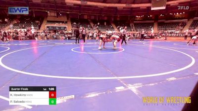 84 lbs Quarterfinal - King Hawkins, Mat Assassins vs Presten Salcedo, Monster Garage