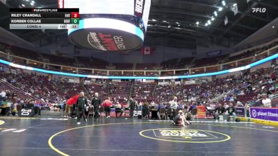 107 lbs Consi 4 - Riley Crandall, Faith Christian vs Korben Collae, Benton