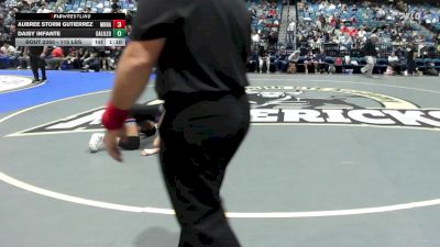 115 lbs Quarterfinal - Aubree Storm Gutierrez, Marina vs Daisy Infante, Galileo Academy Of Science And Technology