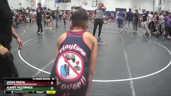 95 lbs Semifinal - Albert McCormick, Carolina Reapers vs Jadan Pagan, Mighty Warriors Wrestling Acad