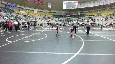 55 lbs Rr Rnd 2 - Winifred Perry, Springdale Youth Wrestling Club vs Haizley Faught, Mighty Bluebirds Wrestling