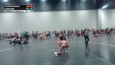 135 lbs Round 2 (8 Team) - Cooper McArthur, GA United Red vs Caleb Crisp, Mat Clash