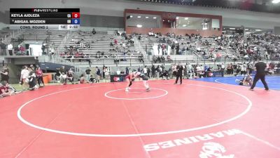 U23 Women - 62 lbs Cons. Round 2 - Keyla Ajoleza, CA vs Abigail Mozden, OH