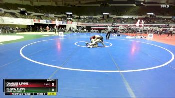 157 lbs Semis & Wb (16 Team) - Charles Levine, Muhlenberg vs Dustin Flinn, Coker University