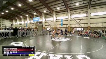 175 lbs Placement (16 Team) - Nico Gonzalez, West Coast Wrestling vs Blake Dunning, Montana 2