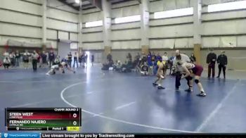 135 lbs Champ. Round 2 - Steen West, Lone Peak vs Fernando Najero, Cyprus WC