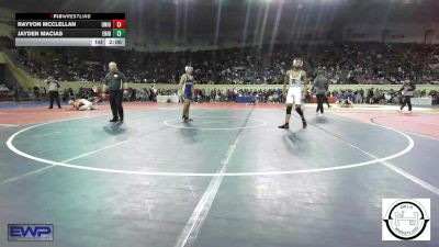 138 lbs Round Of 64 - Rayvon McClellan, Union JH vs Jayden Macias, Enid Junior High