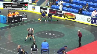 157 lbs 5th Place - Cameron Hershey, Spring Grove vs Ty Blasko, Derry Area