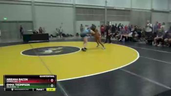 144 lbs Quarterfinals (8 Team) - Arieana Bacon, Georgia Red vs Emma Thompson, Oklahoma