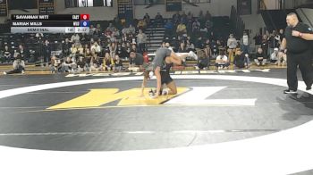 124 lbs Semifinal - Savannah Witt, Eastern vs Mariah Mills, West Liberty