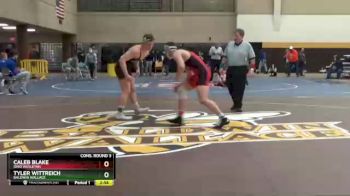 157 lbs Cons. Round 3 - Tyler Wittreich, Baldwin Wallace vs Caleb Blake, Ohio Wesleyan