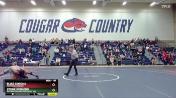 197 lbs Champ. Round 2 - Elias Corona, Southern Oregon vs Stone Robledo, Eastern Oregon University (OR)