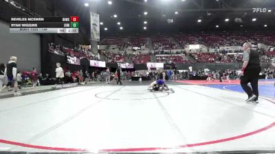 138 lbs Semifinal - Ryan Wiggins, Forsyth Wrestling Club vs Reveles Mcewen, Mine Yard Dogs Wrestling Club