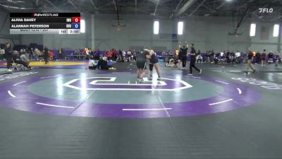 207 lbs Cons. Round 3 - Alannah Peterson, Buena Vista vs Alivia Davey, Illinois Wesleyan