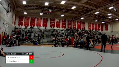 138 lbs Cons. Round 3 - Rusty Snyder, Montezuma Cortez vs Cory Douglas, Aztec