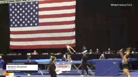 Benjamin Broadwell - Individual Trampoline, High Energy - 2021 USA Gymnastics Championships
