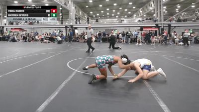 130 lbs Round 2 (4 Team) - Hayden Myers, American Dream vs Vera Konte, 84 Athletes