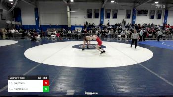 160 lbs Quarterfinal - Brendan Coutts, Catholic Memorial vs Brent Nicolosi, Haverhill