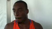 Jeff Demps after M 100 first round at the USATF Outdoor Championships 2011
