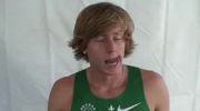 Evan Jager after M 1500 qualifying at the USATF Outdoor Championships 2011