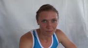 Katie Follett after W 1500 qualifying at the USATF Outdoor Championships 2011