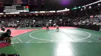 49 lbs 3rd Place Match - Kinslee Greene, LAC3 vs Gianna Dunbar, BLM1