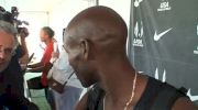 Bernard Lagat after M 1500 qualifying at the USATF Outdoor Championships 2011