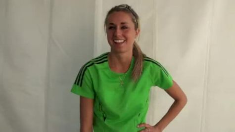 Brianna Felnagle after qualifying to 1500m final at USATF Outdoor Championships 2011