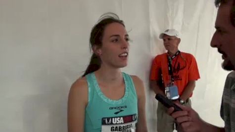 Gabe Anderson after qualifying 1500m at USATF Outdoor Championships 2011