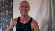 Josh McAdams after qualifying to Steeple final at USATF Outdoor Championships 2011