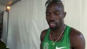 Lopez Lomong after qualifying to 1500m final at USATF Outdoor Championships 2011