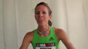 Morgan Uceny & Anna Pierce after qualifying to 1500m final at USATF Outdoor Championships 2011
