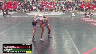 174 lbs Cons. Round 3 - Levi Fuller, Unattached vs Ethyn Gibson, Northeastern Oklahoma A&M