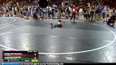 49-51 lbs Round 2 - Garrison Barnes, Olympian Wrestling vs Ryker Brynildson, Colorado