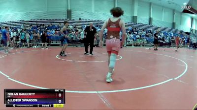 125 lbs Quarterfinal - Nolan Haggerty, OH vs Allister Swanson, IL