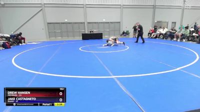 132 lbs Placement Matches (8 Team) - Drew Hansen, Michigan vs Jake Castagneto, Idaho