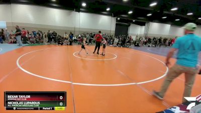 59 lbs Round 5 - Nicholas Lupardus, All American Wrestling Club vs Bexar Taylor, Spartan Mat Club