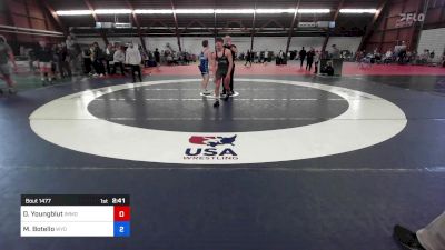 132 kg Final - Dawson Youngblut, Immortal Athletics Wrestling Club vs Matthew Botello, Wyoming Seminary