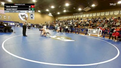 132 lbs Semifinal - Adam Farley, Independence vs Saul Ramirez, Santa Maria